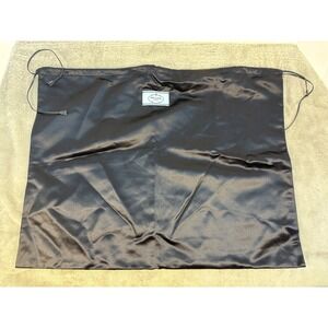 Prada Blue Satin Drawstring Dust Bag for Handbags Large 19.5 x 15.5 Logo Patch